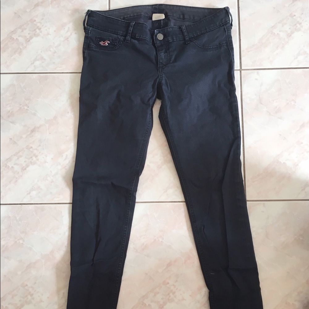 Hollister navy blue skinny jeans jeggings