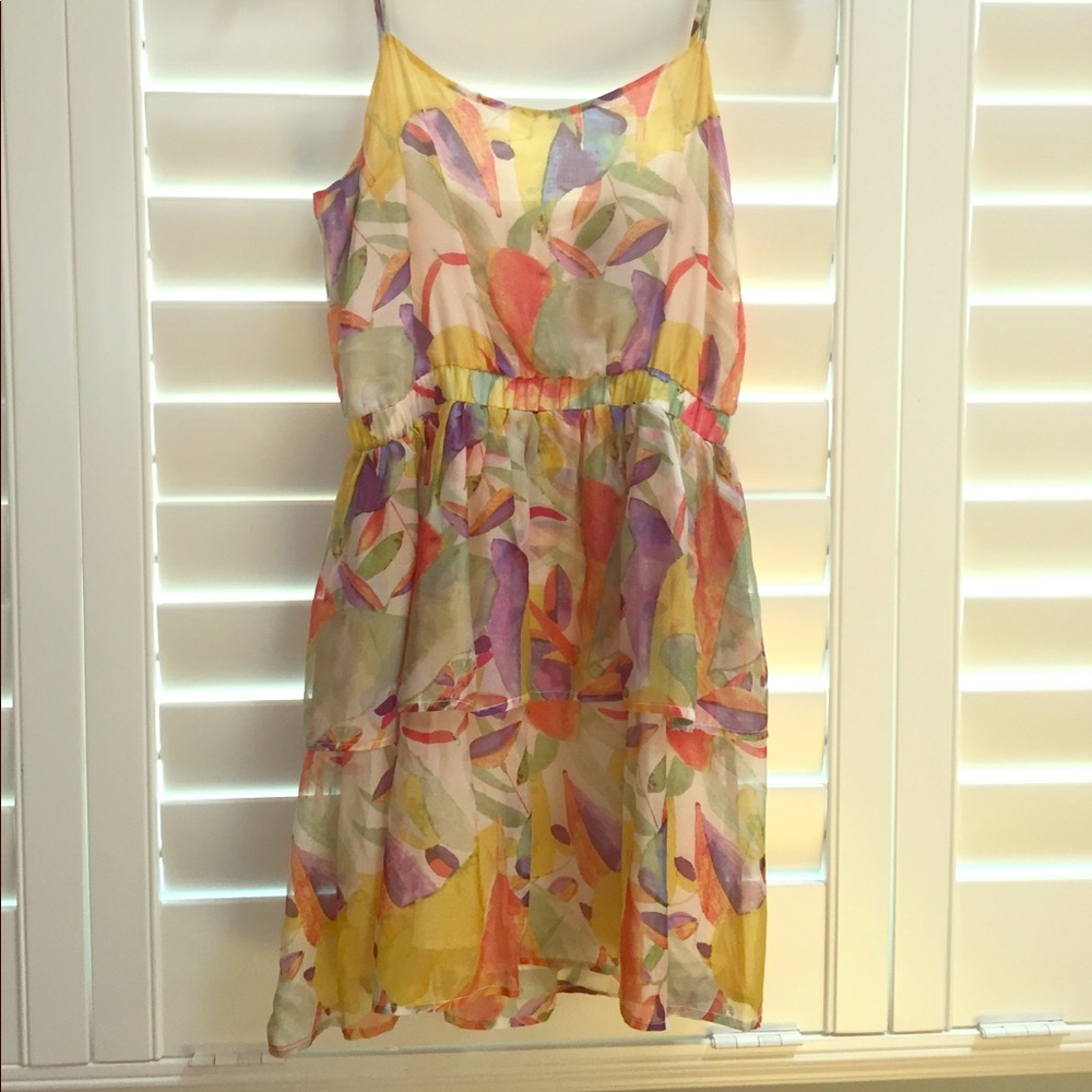 Isabel Lu Silk Watercolor Dress