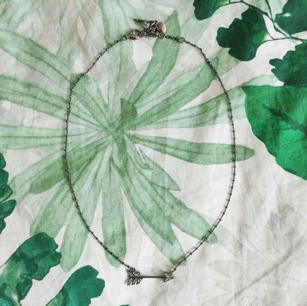 Fossil Arrow Necklace