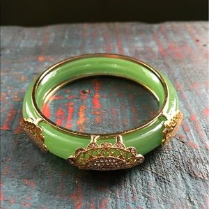 Lime Green Marble Bracelet