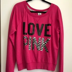 PINK Victoria's Secret sequin pullover