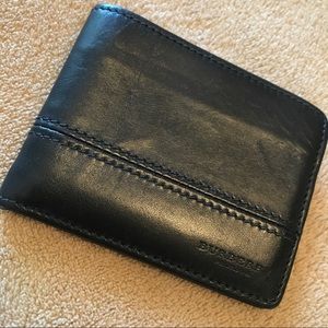 Men's Leather Bifold Burberry Wallet