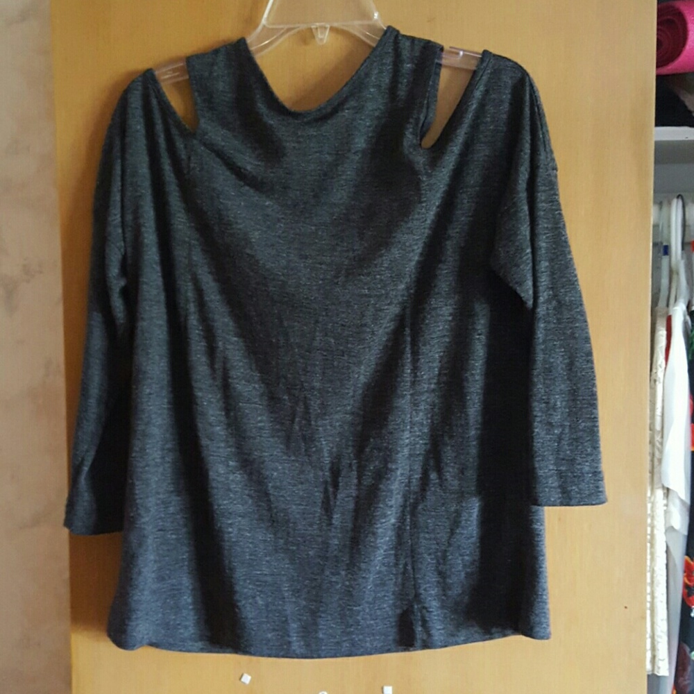 Zara cut-out shoulder top