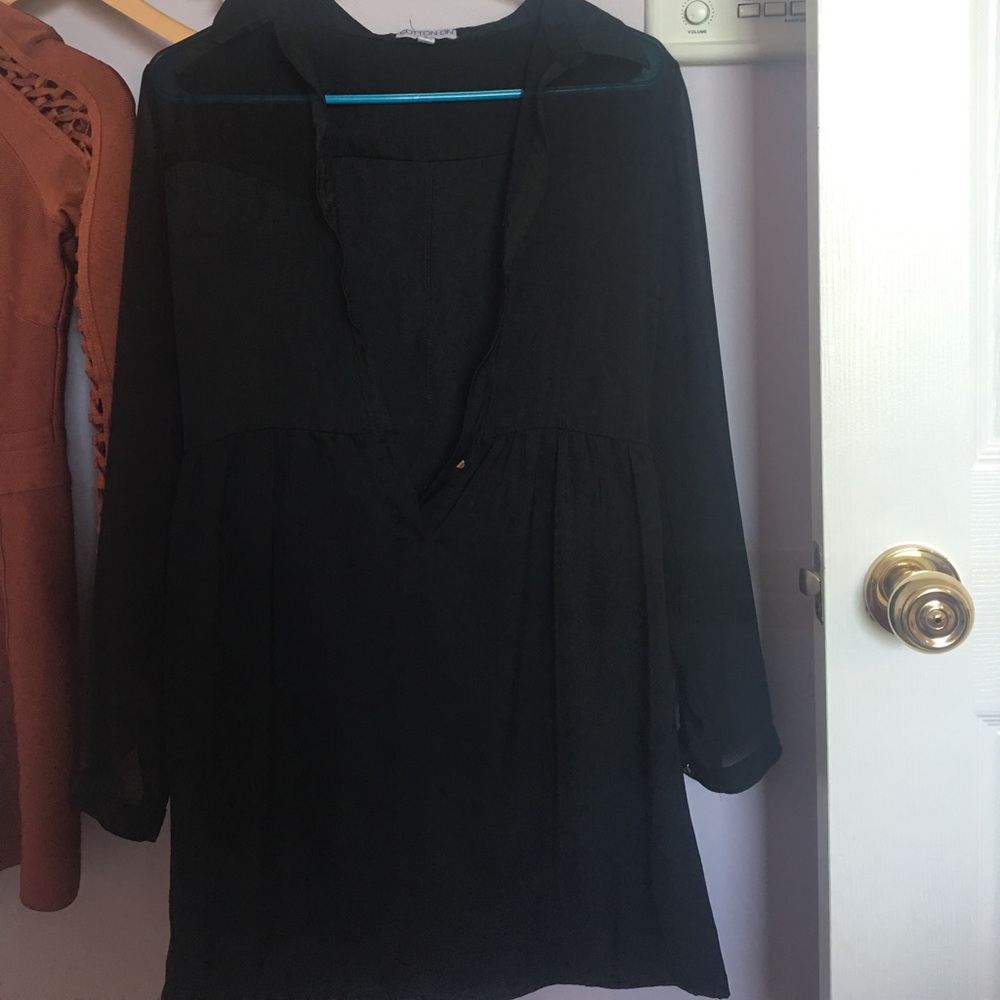 Cotton on black dress