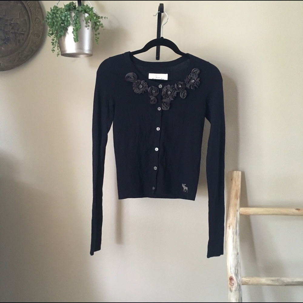 Blue Abercrombie Cardigan