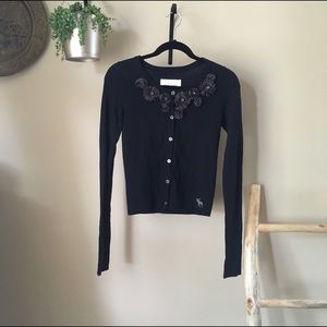 Blue Abercrombie Cardigan