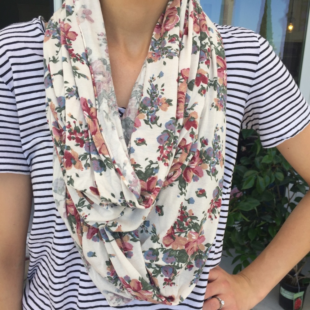 Brady Melville Floral Infinity Scarf