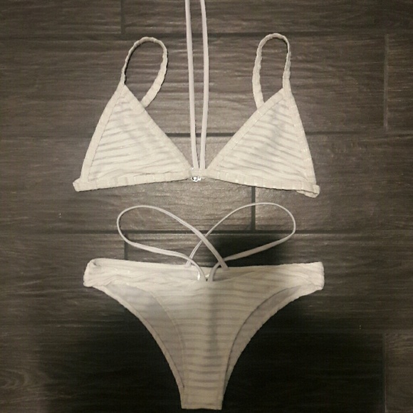 White Bathing Suit - Picture 1 of 3