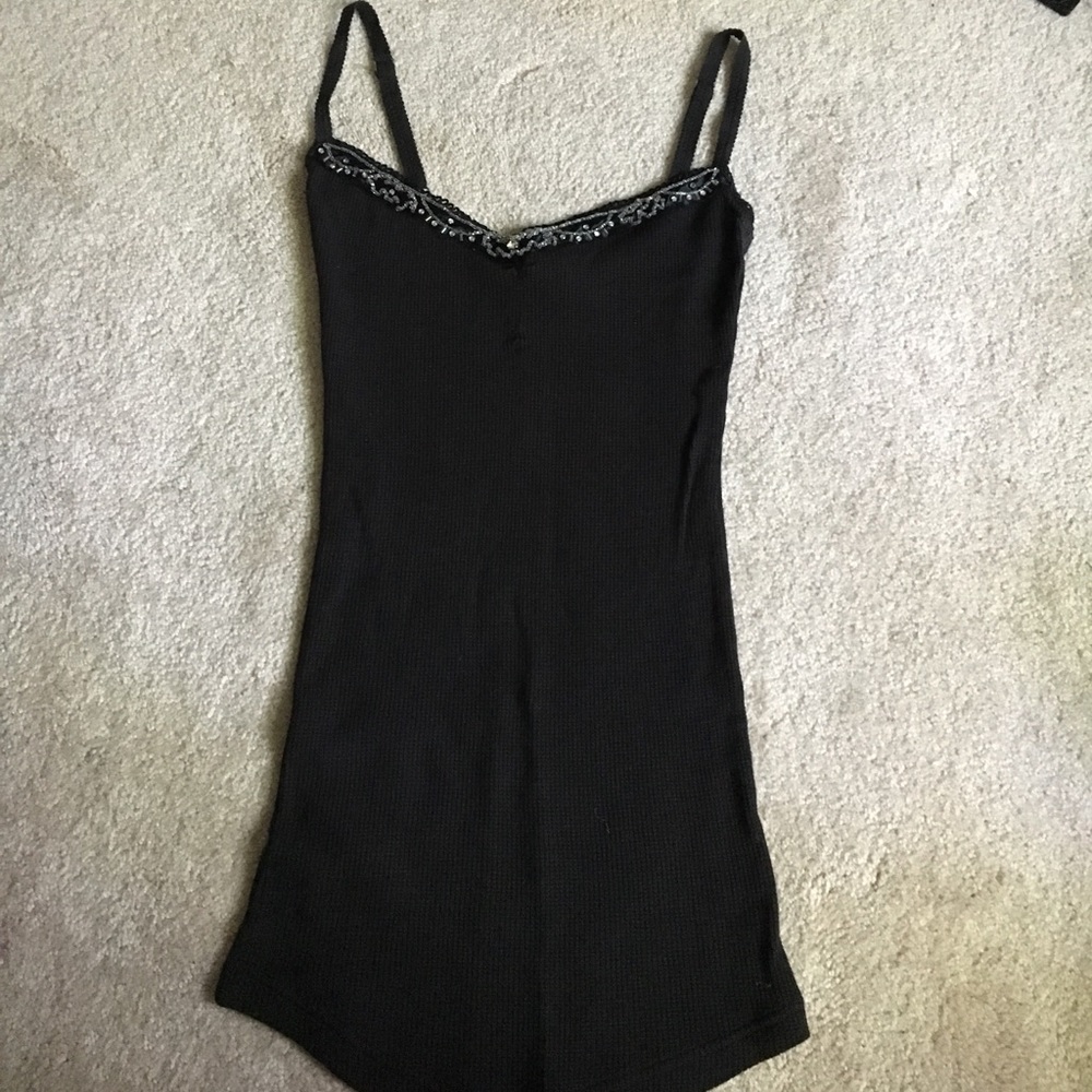 Lightly worn Free People jeweled tank top