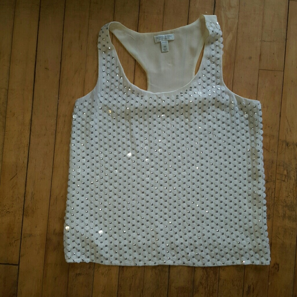 Bisou Bisou Sequin blouse
