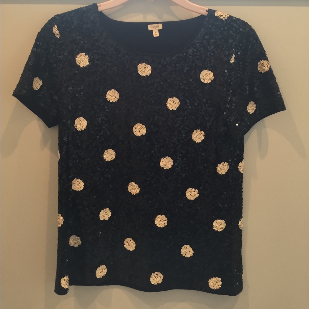 J. Crew sequined dress shirt