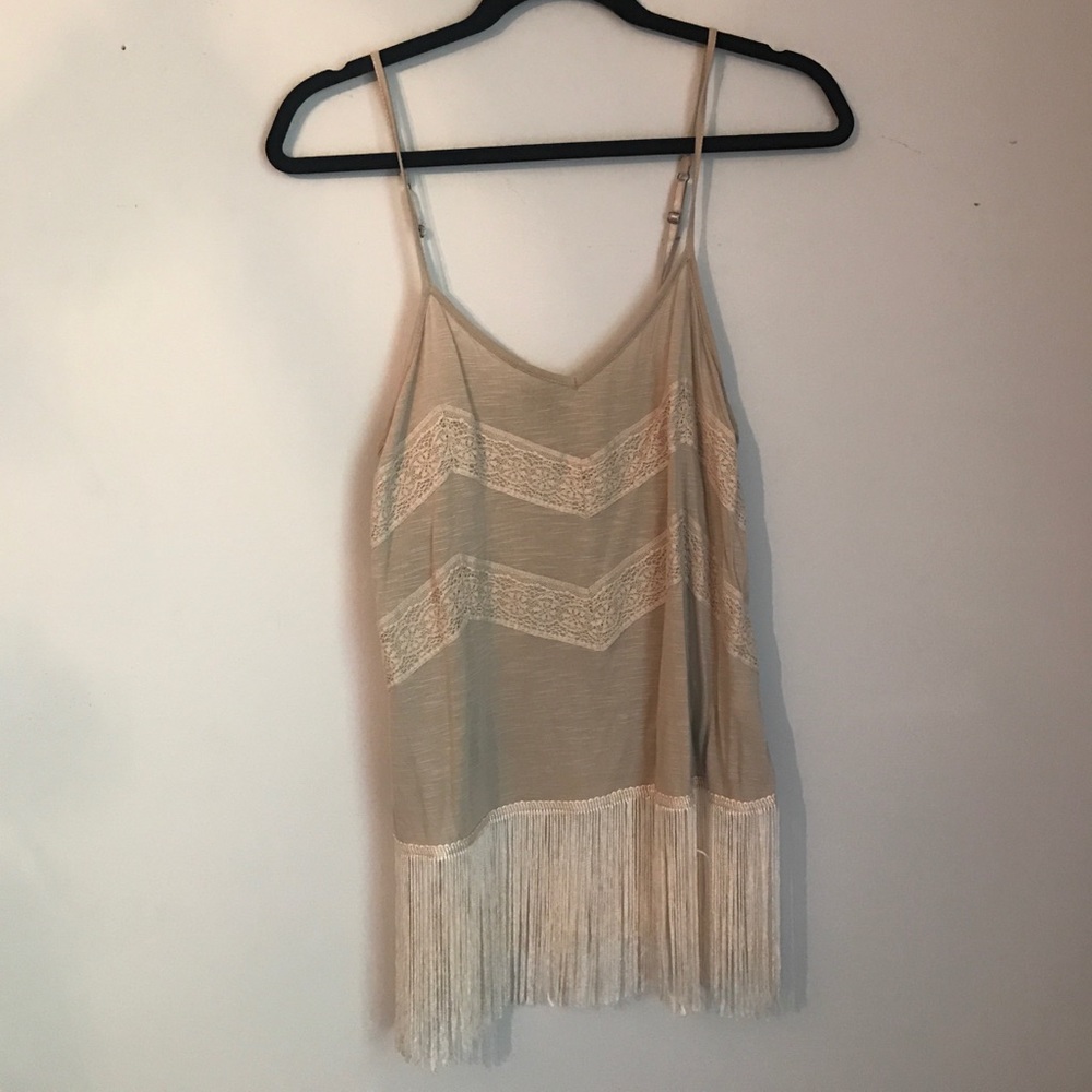 American Eagle Fringe Top