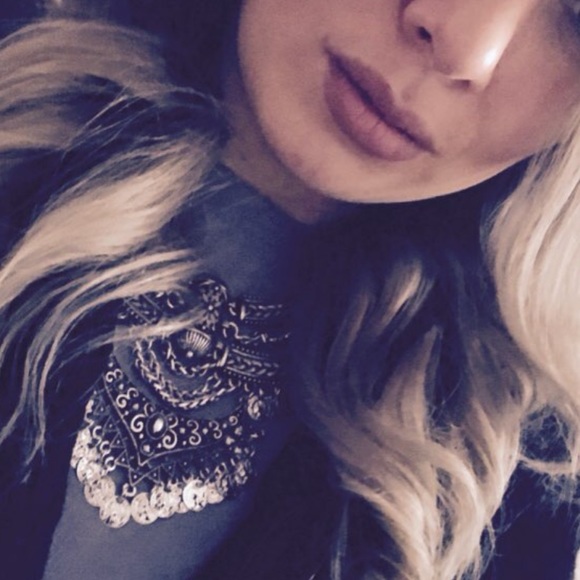 Boho Statement Necklace (nwot) - Picture 5 of 5