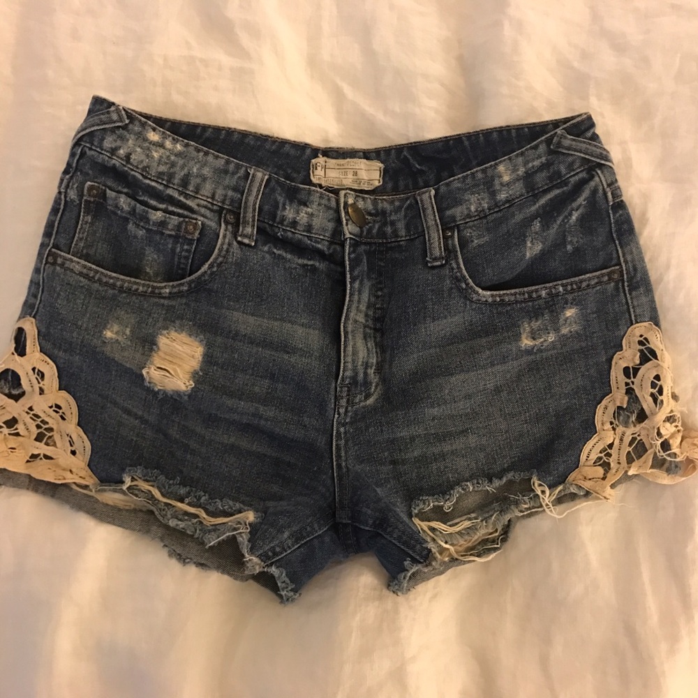 Free People Cut off Jean Shorts