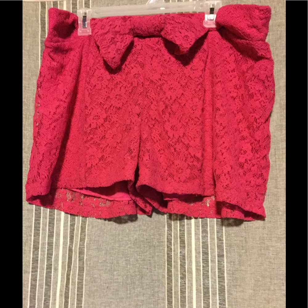 Nice Lace Bow Shorts