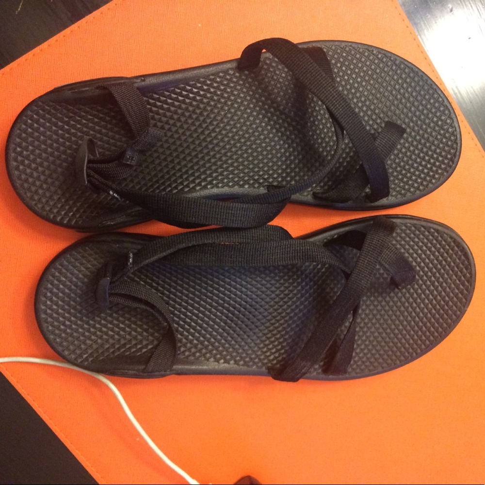 Black Chaco women's sandals