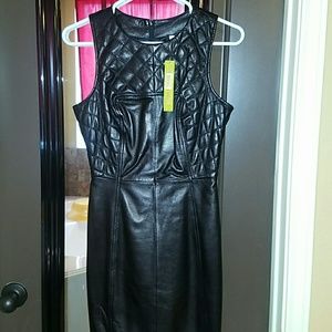 Leather Gianni Bini Dress