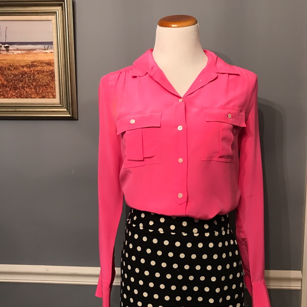 [J. Crew] Silk Blythe Blouse