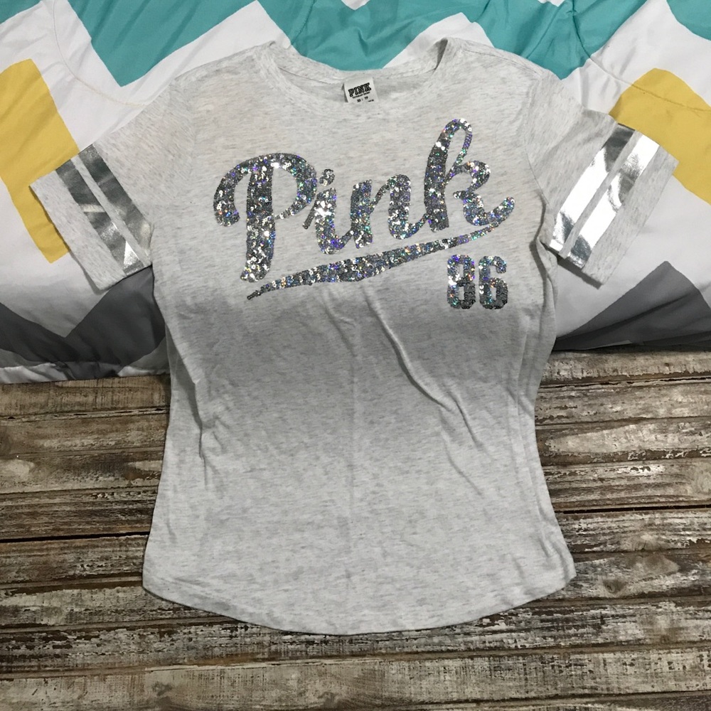 Pink Victoria's Secret t shirt jersey