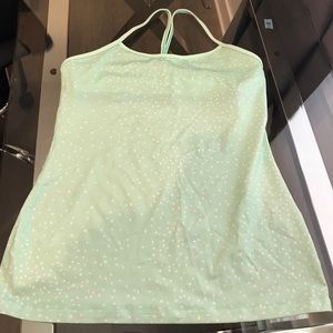 Lulu lemon racerback tank with bra.