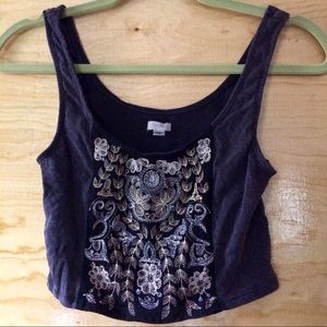 Urban Outfitters crop top lace design!