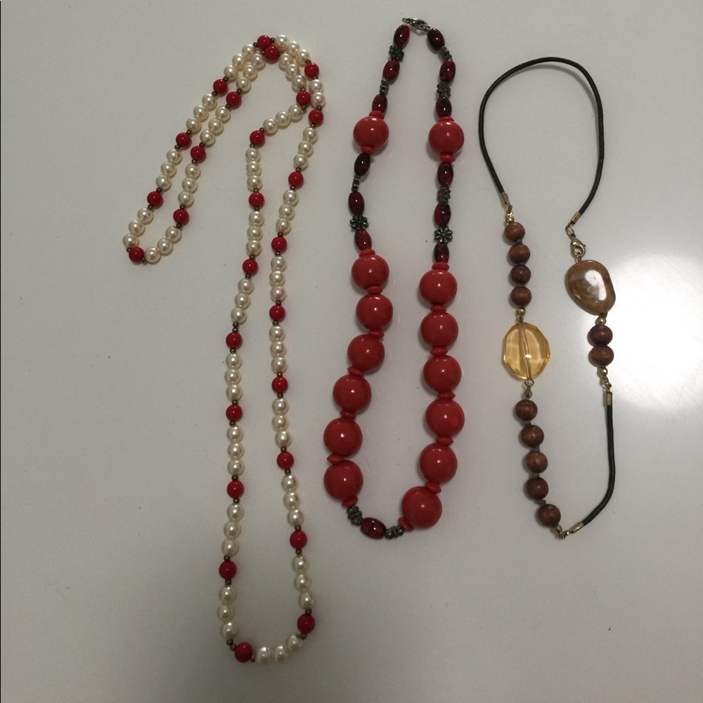 3 necklaces