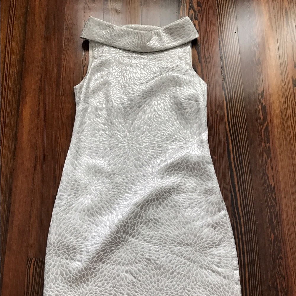 Michael Kors dress - size 4, metallic silver EUC