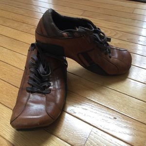 DIESEL Auriga Brown Leather Men's Fashion Sneakers