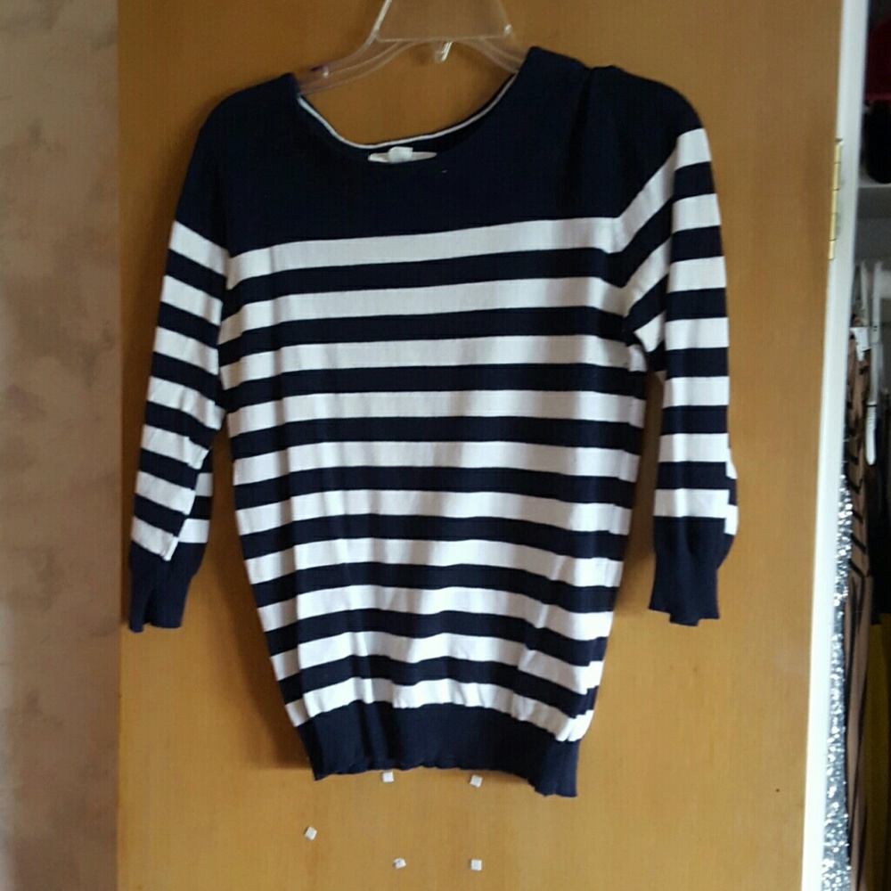 Nautical striped sweater