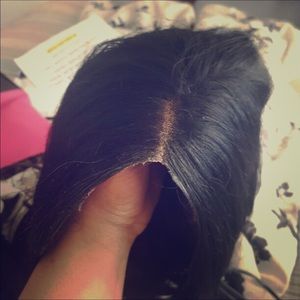 Human hair lace frontal wig