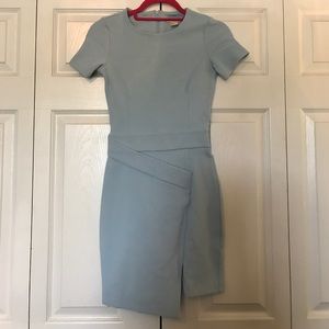 Powder blue bodycon dress