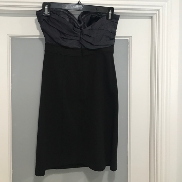 BCBGMAXAZRIA Size 4 black and navy dress - Picture 2 of 3