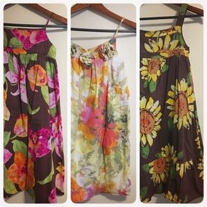 Bundle of three size 8 girls' dresses
