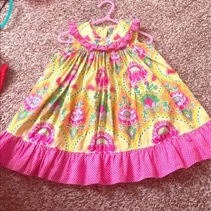 Three sisters ruffle dress