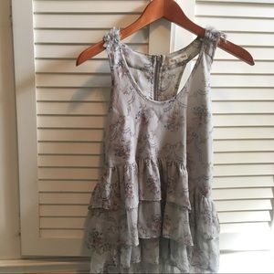 Madden razor back ruffle top $12