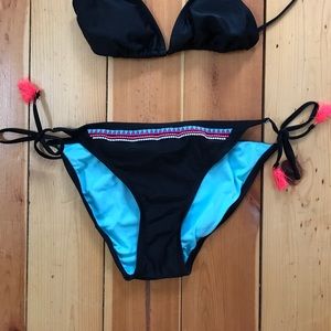Swim - Black Bikini with Tassels Swim - Black Bikini with Tassels