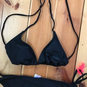 Swim - Black Bikini with Tassels Swim - Black Bikini with Tassels