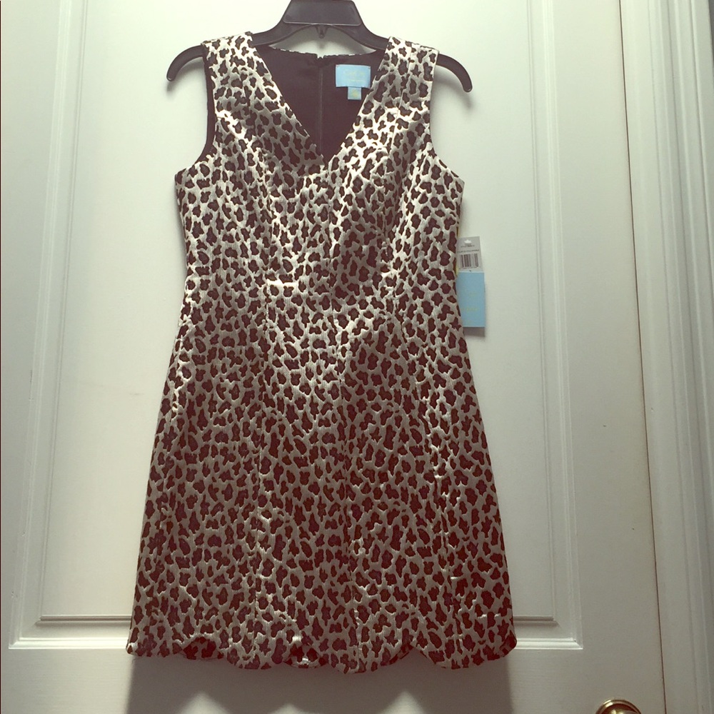 CeCe by Cynthia Steffe leopard cocktail dress