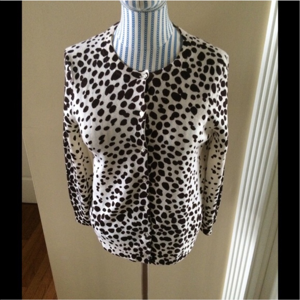 J.Crew Cardigan Leopard Print