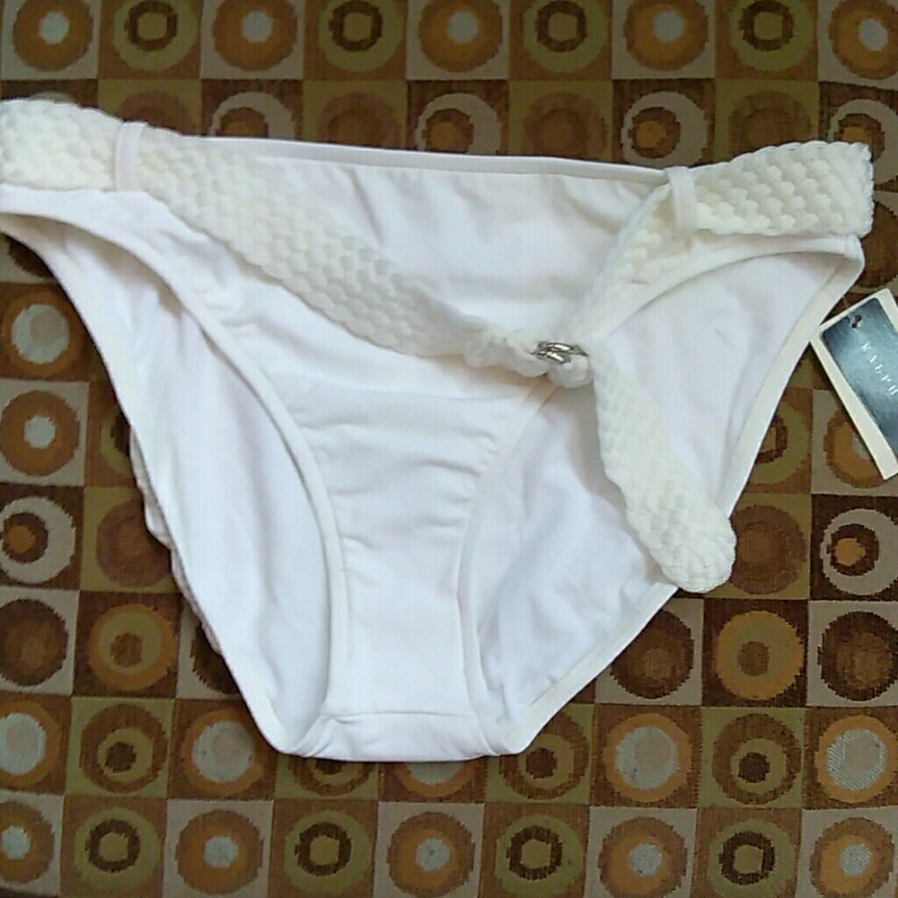 White Ralph Lauren size L swim bottoms