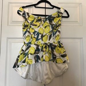 Beyoncé inspired Lemon 🍋 peplum top