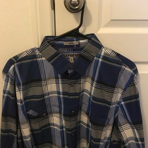 Express Men's Button-Up Long Sleeve shirt