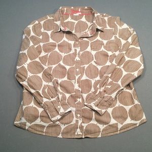 Leaf pattern Boden button down shirt