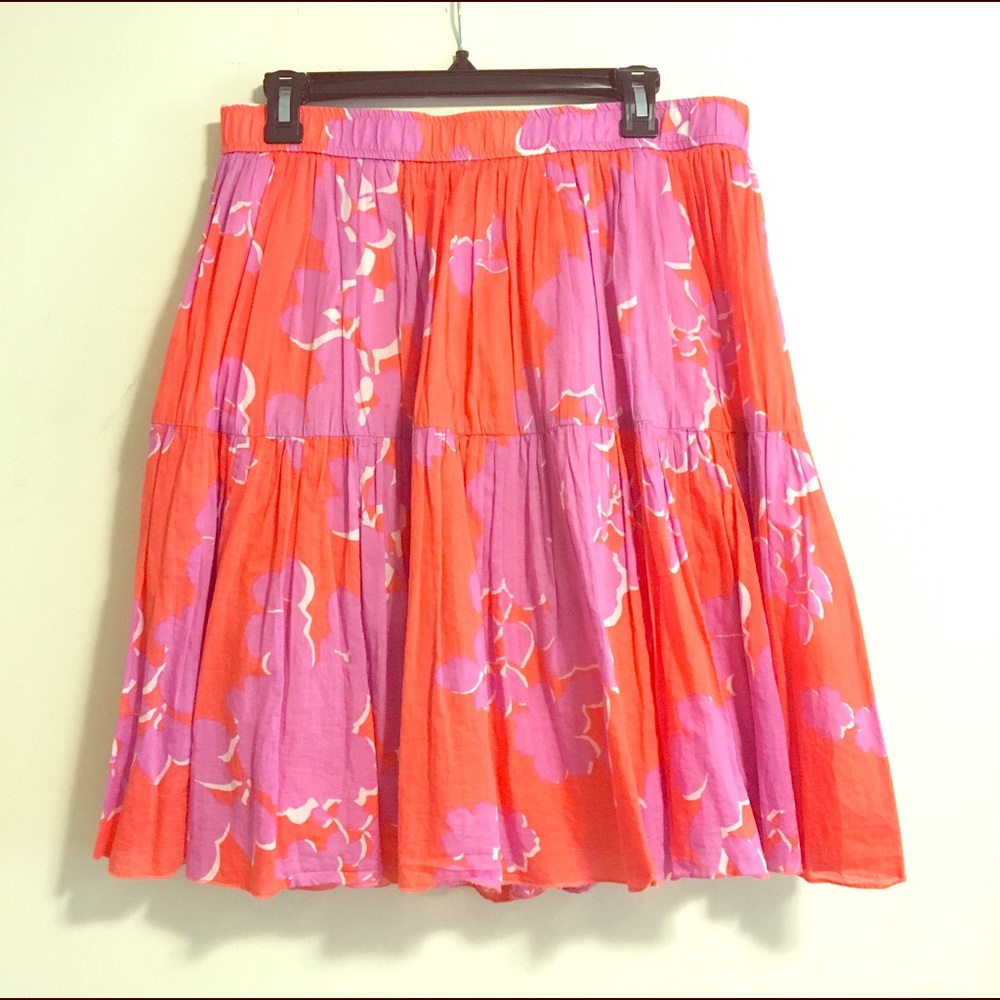 Pleated summer skirt
