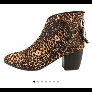 Cynthia Vincent Leopard Booties