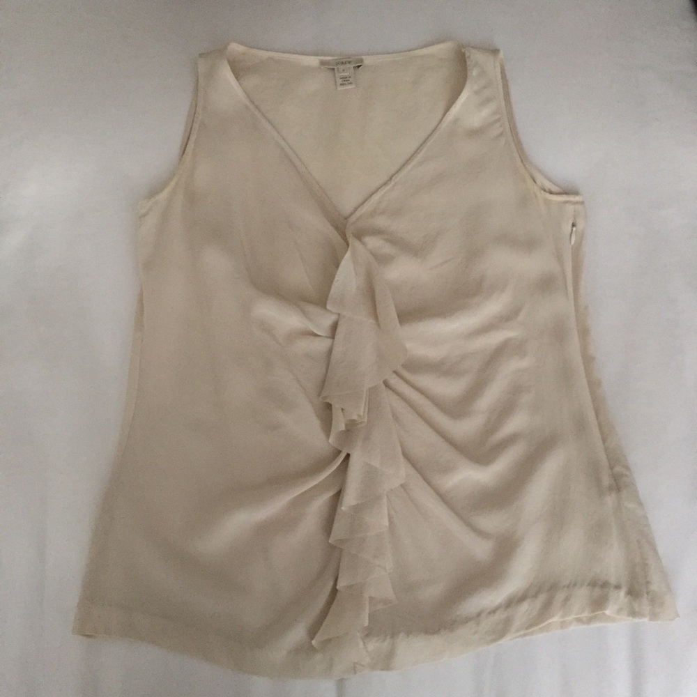 Ivory Silk Camisole Top from JCrew