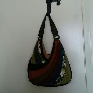 Lucky Brand Hobo Corduroy Handbag