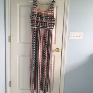 Maurices Southwestern Style Aztec XL Maxi Dress