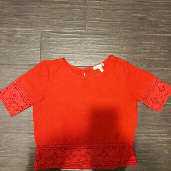 Red Formal/Casual Blouse - Picture 1 of 2