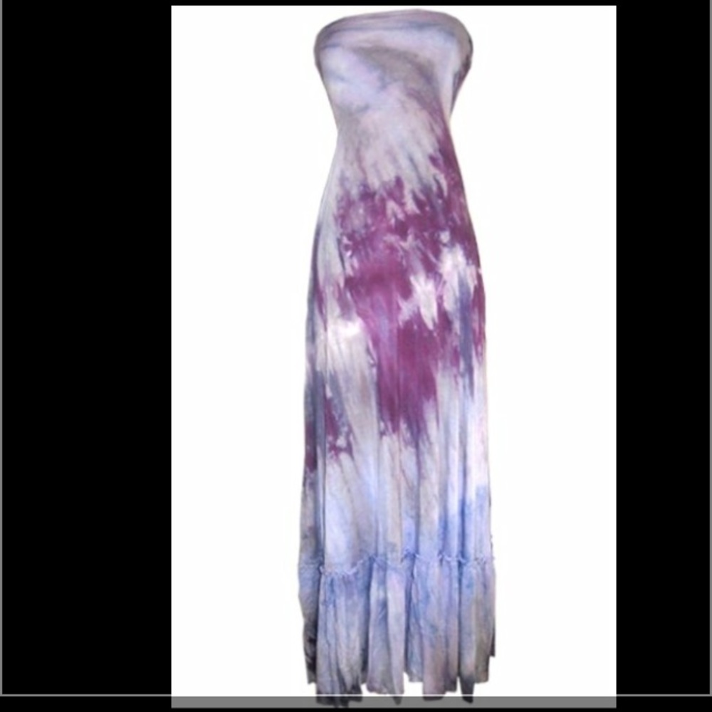 Love TanJane boho ruffle hem maxi dress